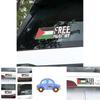 Free Palestine Car Sticker Wholesale Decorative Decal For Auto Body Customizable Design