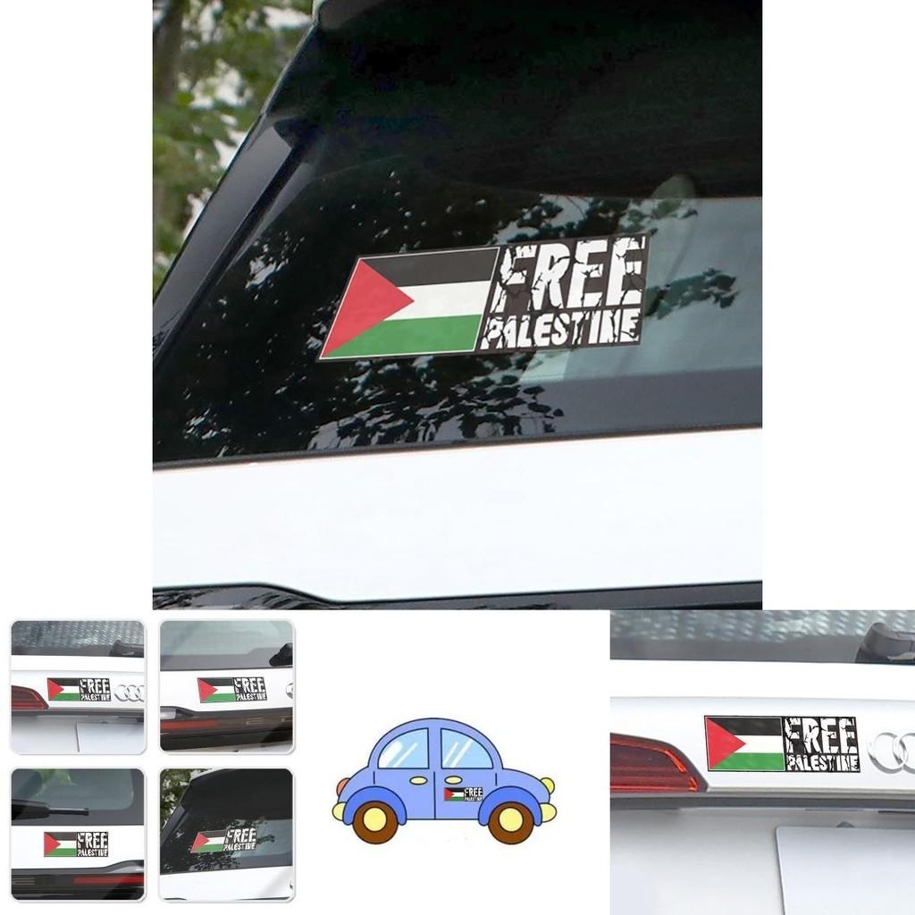 Free Palestine Car Sticker Wholesale Decorative Decal For Auto Body Customizable Design