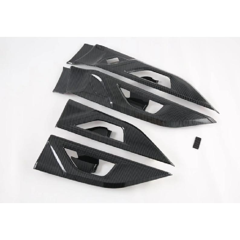 4 Car Interior Handle Decorative Strip Carbon Fiber For Subaru Outback -