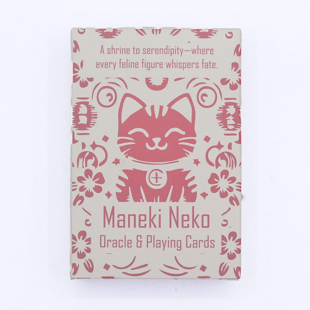6x Fortune Cats Playing & Oracle Cards- Maneki Neko Deck
