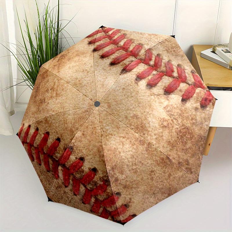 

Baseball, Stitch themed Eight rib Automatic Folding umbrella Is Suitable for Both Men and Women, Making It A Perfect Christmas and Valentine
