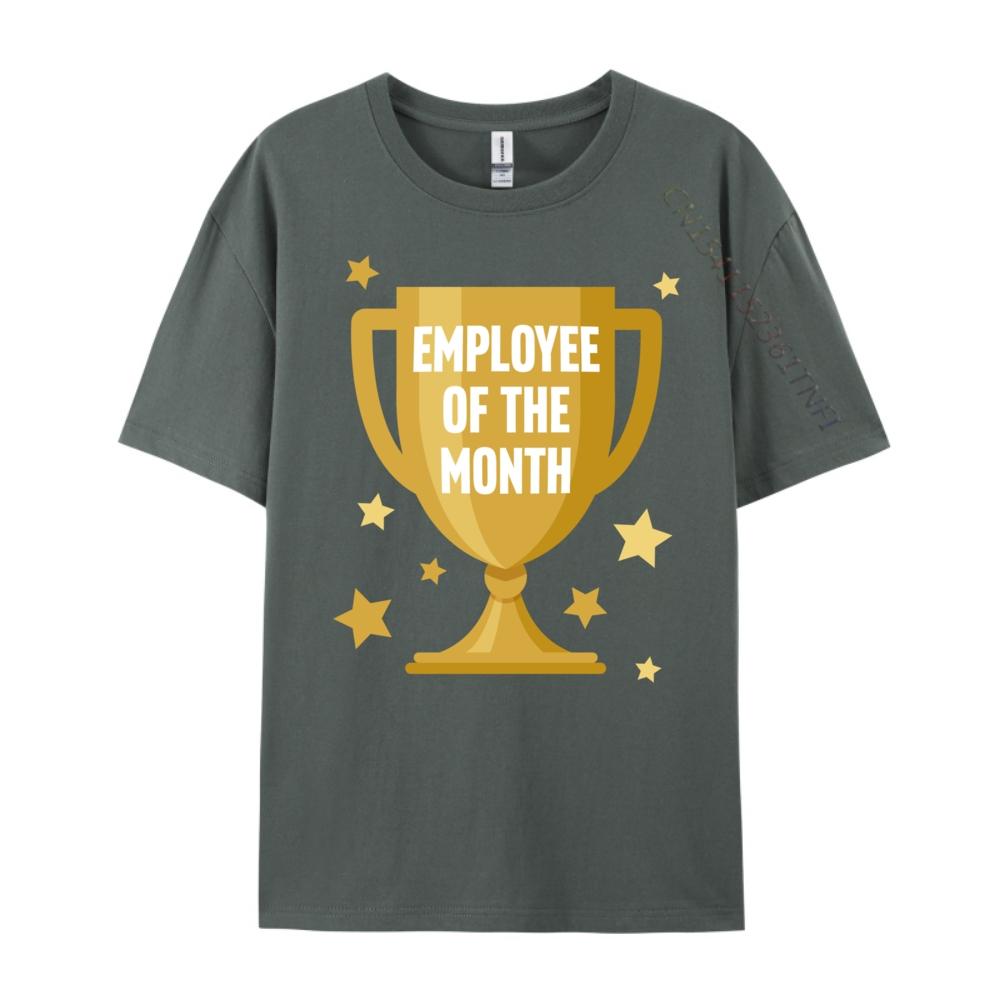 Employee Of The Month Black Graphic Tees Vintage T Shirts T Shirt for Men EU SIZE Casual