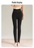 Women's Winter Slim-Fit Snowfield Base Layer Pants with Warm Cotton and Down; Cold-Protective Elastic Foot-Stirrup Style.