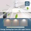 30W LED Deckenventilator mit Beleuchtung Lampe E27 Fernbedienung Moderner Deckenventilator 3 Geschwindigkeiten Einstellbar Kreative Ventilatorlampe für Zuhause
