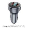 Car Charger Adapter Safe High-Speed Charging Car Phone Charger Car Charger With Led Digital Display For Vehicles Car SUVs