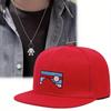 2Pcs Mountain Embroidery Hip Hop Hat Small Spaceman Pendant Necklace Set Men's Sports Baseball Hat Women's Fashion Casual Sun Protection Shade Hat