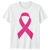 Pink Ribbon Breast Cancer Awareness Unisex Graphic Tee Support Survivor
