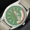 SEIKO 5 AUTOMATIC VINTAGE REFURBISHED 6309A JAPAN MENS GREEN WATCH a440800-4