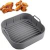Air Fryer Silicone Pot Thick Reusable Silicone Basket Non-Stick Reusable Baking Accessory for Airfryers Accessories Air Fryer
