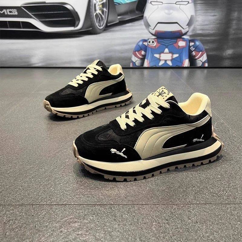 Casual Shoes Men's Sports Shoes Summer Casual Thick Soled Men's Shoes Soft and Comfortable Non-slip Outdoor Fashion Board Shoes