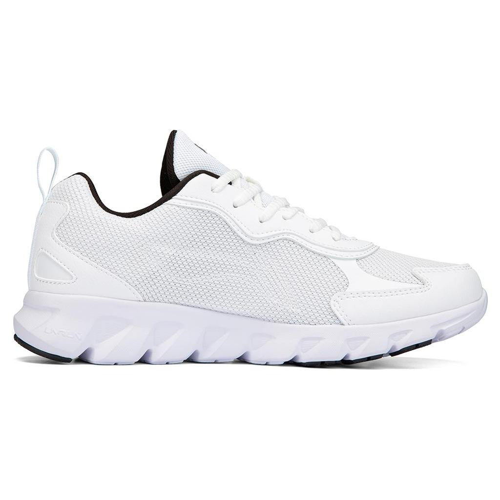 New LiNing Abrasion Resistant Breathable Low Top Casual Running Shoes Men's White Black ARSR059-5