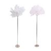 Ostrich Plume Floor Lamp Iron Art 61 Inch LED USB Stepless Dimmable Modern Decorative Standing Lamp 