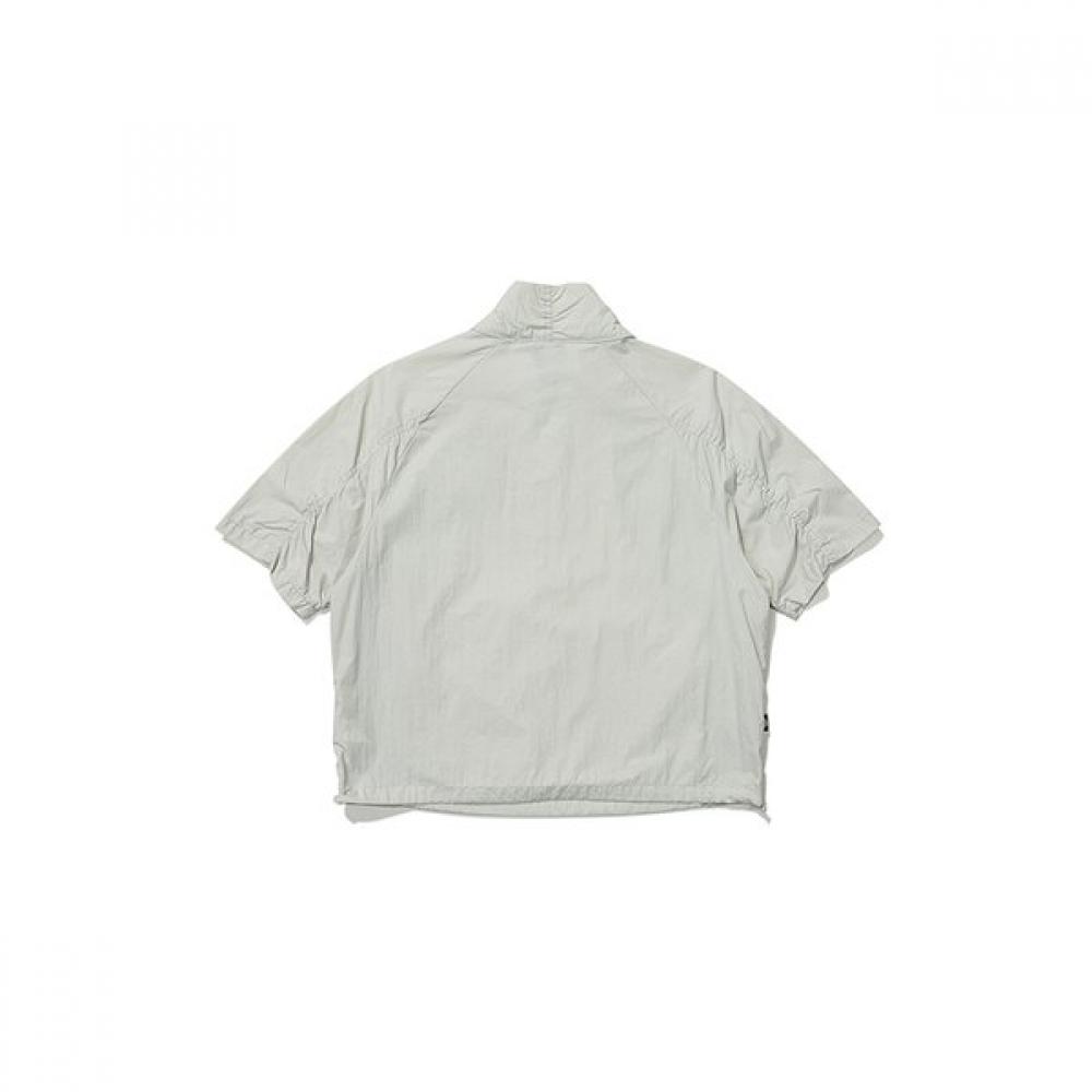 BBC EARTH Color Block Curve Anorak  Light Mint 