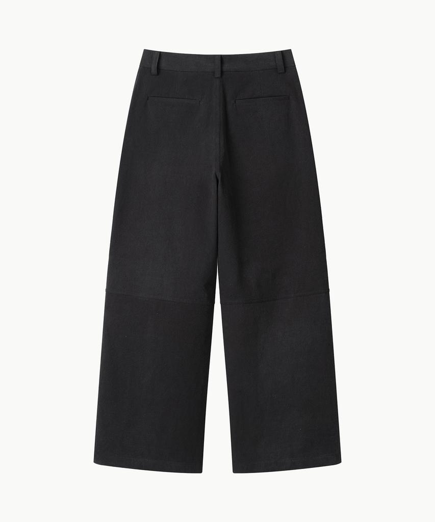 Leondi Wood Pitched Parachute Pants - Black