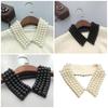 Elegant Detachable False Collar Faux Pearl Collar Ladies Sweater Shirt Sewing False Collar Sweater Dress Supplies