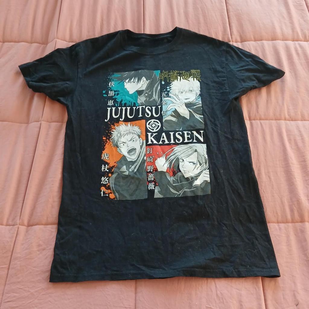 Jujutsu Kaisen ShortSleeve Top AnimePrint Streetwear Y2k Style Suitable For All Ages (Summer 2026 New Arrival)