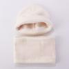 Cartoon Children Hat Scarf Set Solid Color Kids Beanies Sets  Winter Season