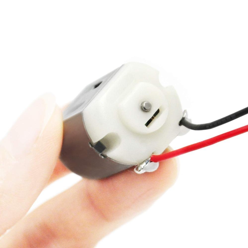Plastic 3V DC Motor Copper Small Motor with Wire Portable 27000rpm Motor  Worker