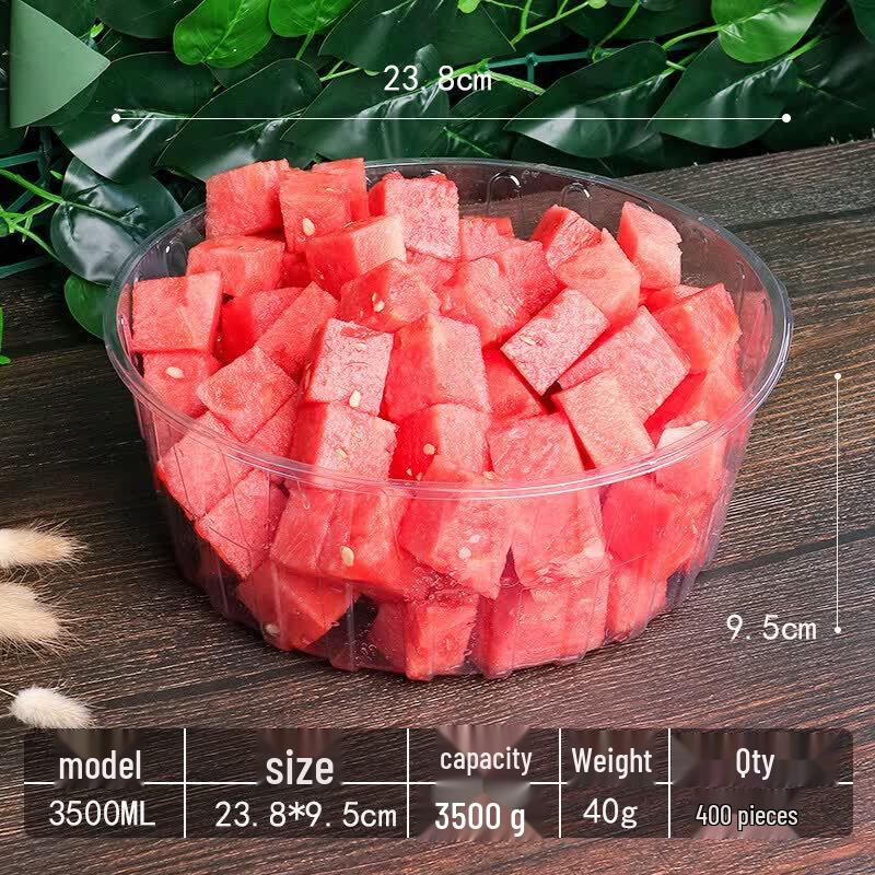 Qiwei Disposable Lidless Transparent Fruit Box