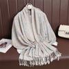 Women Paisley Scarf Cashmere Feeling Pashmina Shawls Tassel Hijab Head Wraps Femme Winter Scarves Foulard Bufanda