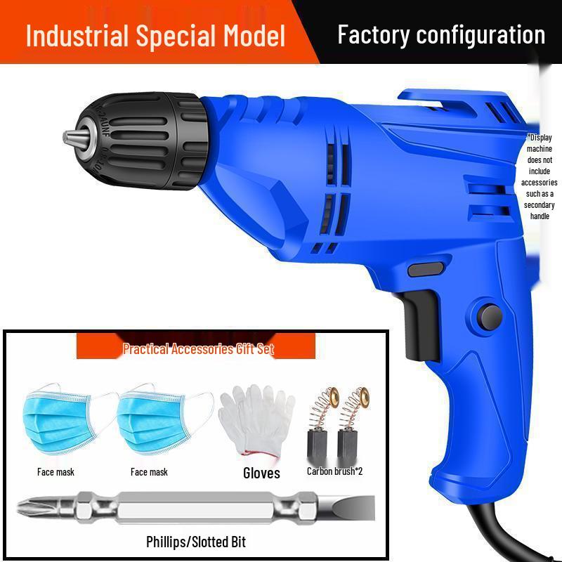 High-Power Handheld Electric Drill and Screwdriver - 220V