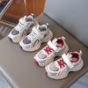 Students Running Shoes Mesh Breathable Kids Sneakers Hook&loop Comfort 2025 New Children Sports Shoes Thick Soft Sole Non-slip