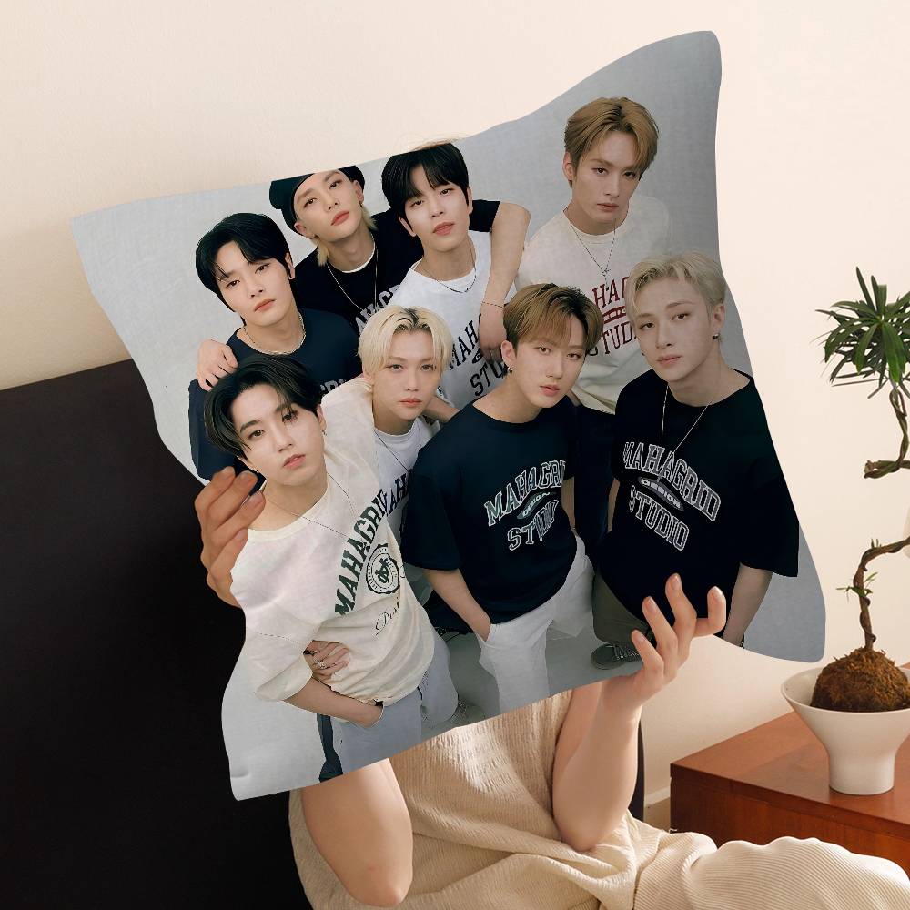 Kpop SStray KKids Personalized Pillow Cover Kids Bedroom Wild Party Decor Pillowcase kid Birthday shower Gift