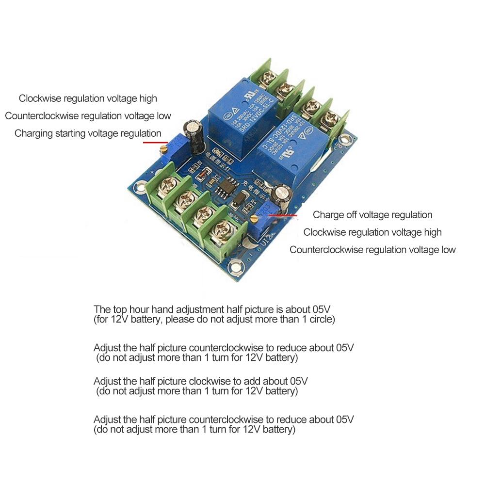 Power Supply Automatic Switching Module 12V 10A Emergency Disconnector Power Failure to Power Supply Automatic Control Panel