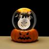 Spooky Night Pumpkin Skeleton Lamp - Creative Horror Halloween Decor Atmosphere Light.