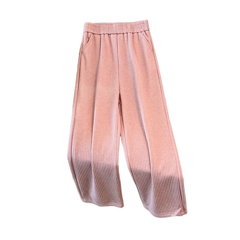 Plus Size Women's Tapered Leg Slimming Long Pants (200-300 Jin, Style 5319)