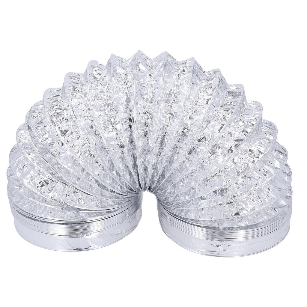 Air Aluminum Foil Duct 7 Inch Diameter 6.56ft Length Thickened PVC Dryer Vent Hose