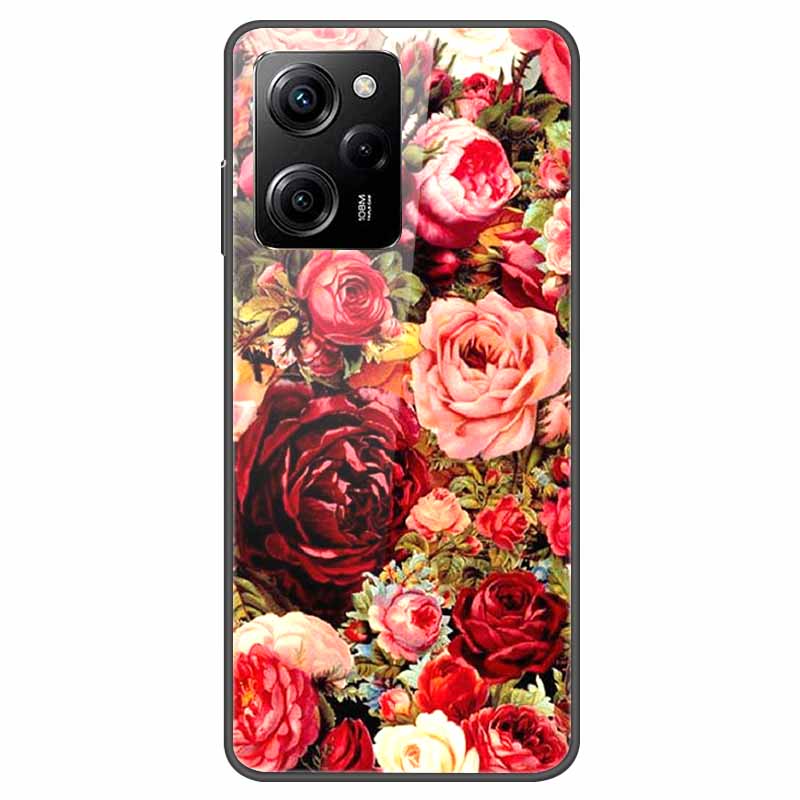 Tempered Glass Case for Xiaomi Poco X5 Pro / PocoX5 Cover Hard Shockproof Cases for Xiaomi Poco X5 5G 6.67'' Funda Coque Case