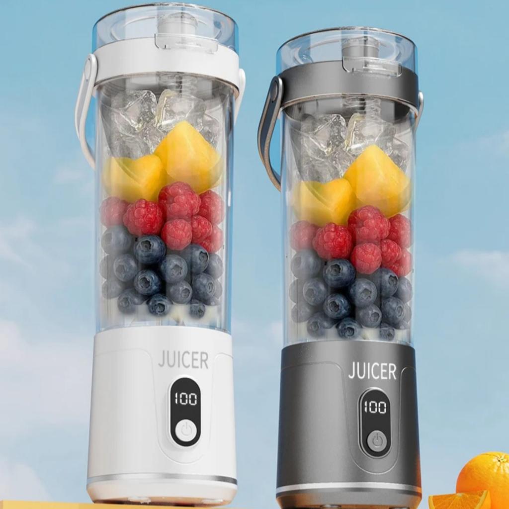 JOYBLISS Portable Blender 600ML Electric Juicer Fruit Mixers 4000mAh USB Rechargeable Smoothie Outdoor Fresh Fruit Blender Personal Juice