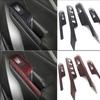 For Suzuki Swift ZC ZD 2024 2025 Car Accessories Carbon Fiber Style Door Window Armrest Cover Switch Panel Trim Molding Garnish