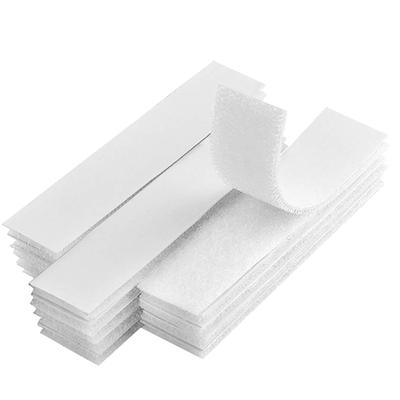 DanYun Velcro Velcro Fita Dupla Face Branca 2,5 x 10cm Conjunto
