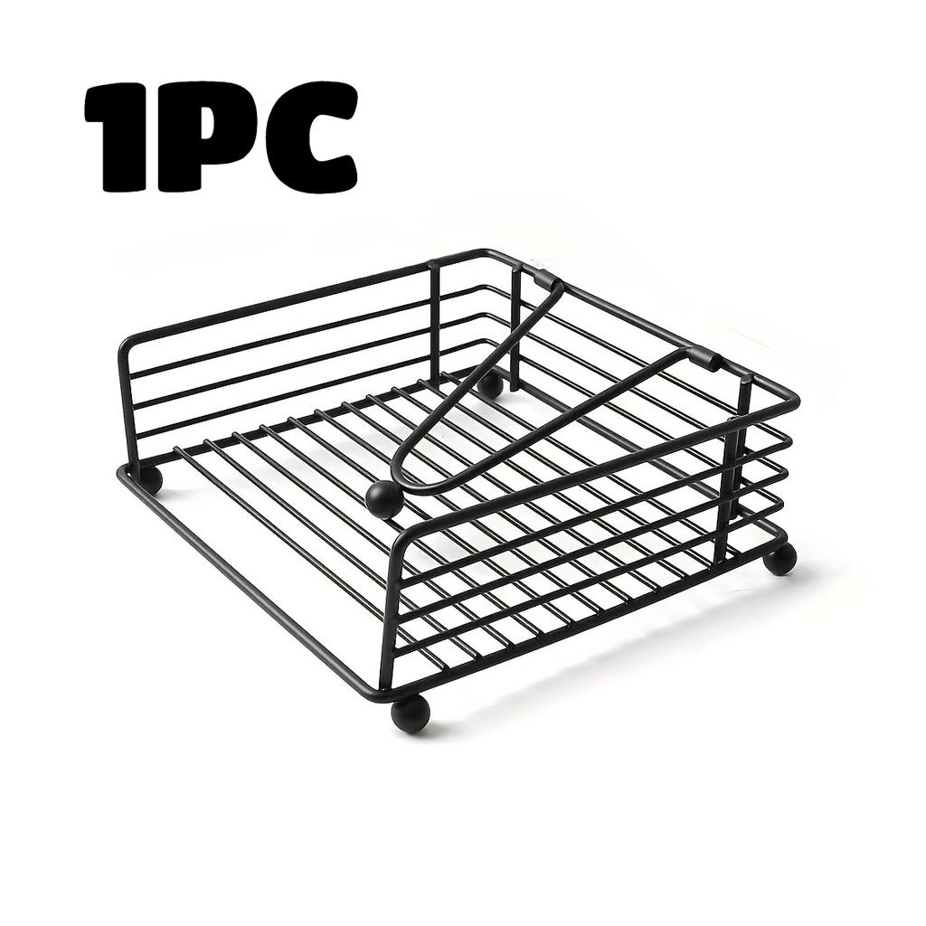 5pcs Metal Napkin Holder Restaurant Table Square Paper Organizer for Outdoor Home Cafe Matches Various Dining Room Decor Styles