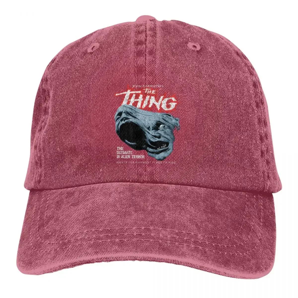 

Summer Cap Sun Visor The Thing John Carpenter Horror Sci Fi Hip Hop Caps The Thing Cowboy Hat Peaked Hats One Size