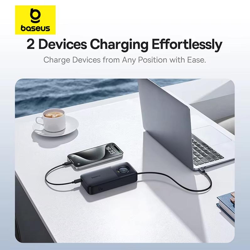 Baseus Nomos Notebook Power Bank Comes with a 20000mAh 65W Fast Charging Power Bank and a Large Capacity Portable Power Bank