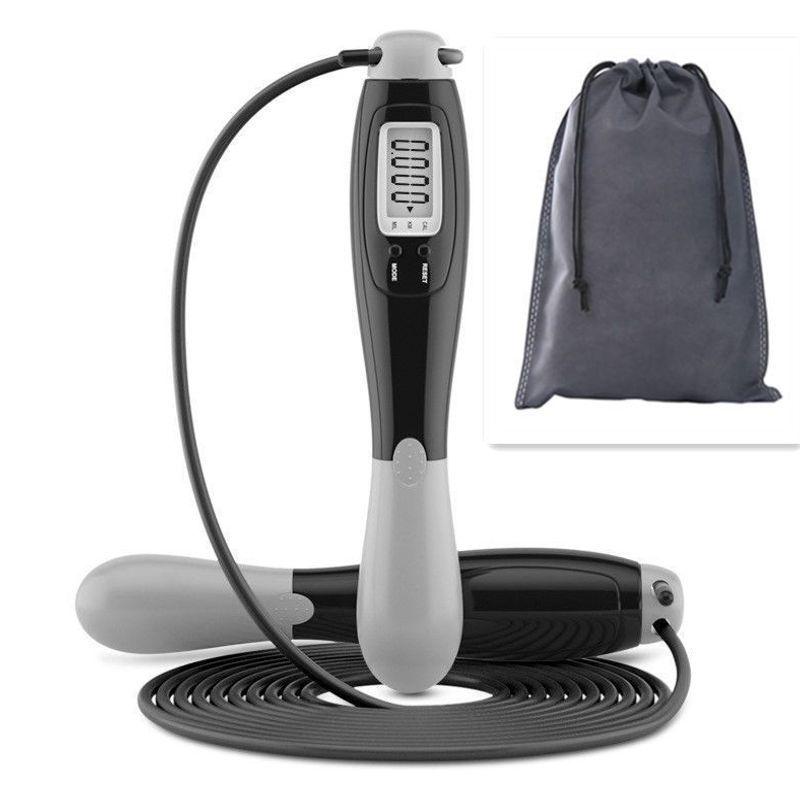 Electronic Skipping Rope for Fitness and Exercise - Suitable for Middle and Primary School Students with Steel Wire Rope