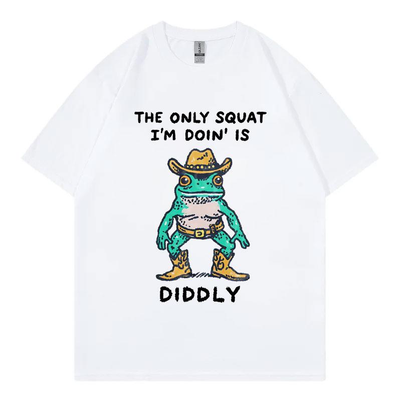 Funny Cowboy Frog Meme Tshirt Men Women Clothing High Quality Fashion Short Sleeve Tshirts Summer Casual Loose Cotton T Shirts