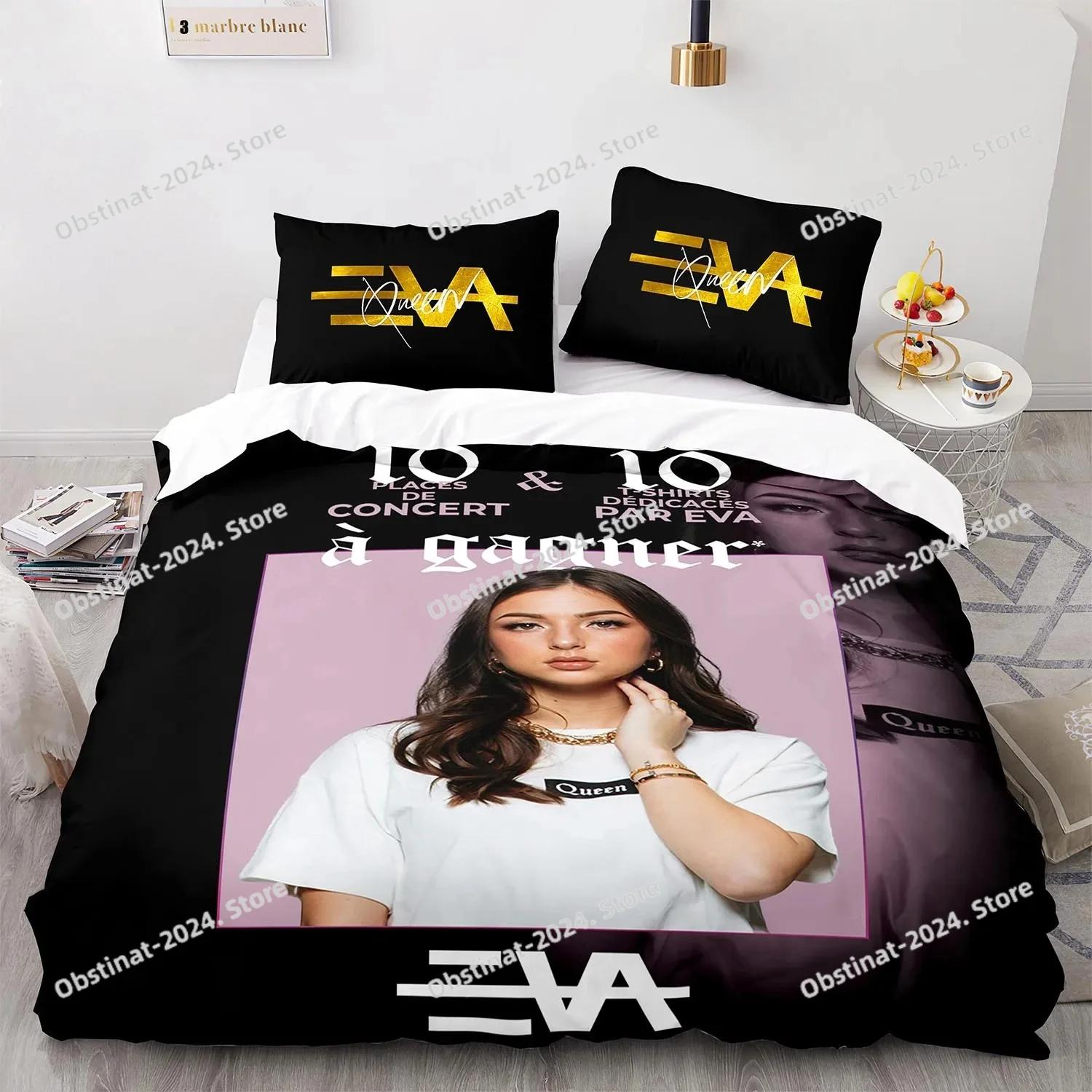 

New Eva Quen Beding Set Printed Bed Linen Set With Pilowcase Soft Duvet Cover Soft Single Double Quen Super King-Sized Dimensionsd Dimensions Eva Quen 120*200cm Single
