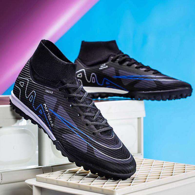 TF/FG Leichte Knöchel-Fußballschuhe Herren-Fußballschuhe Outdoor Rutschfest Rasen Professionelles Training Turnier Sportschuh