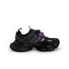 adidas XLG RUNNER DELUXE Abrasion Resistant Slip Resistant Low Top Running Shoes Unisex Black Purple JR3086(Team826-S-BOX)