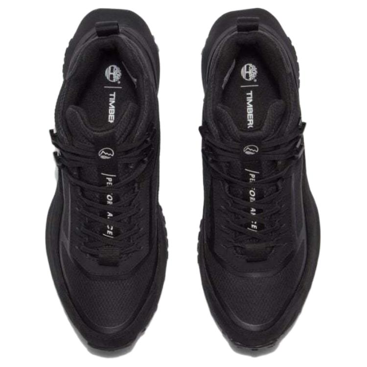 Timberland Versatile Comfortable Slip-Resistant Durable Mid-Top Outdoor Functional Shoes Men Shoes Black A6DX6-EL0