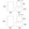 Toilet Seat Cover Rug Bathroom Mat Creative Xmas Decoration Set Christmas Toilet Seat Cover Rug Toilet Tank Cover Xmas Home Decor