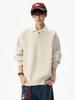 Vintage-Style Men's Autumn Polo Collar Knitwear: Loose, Casual, and Versatile