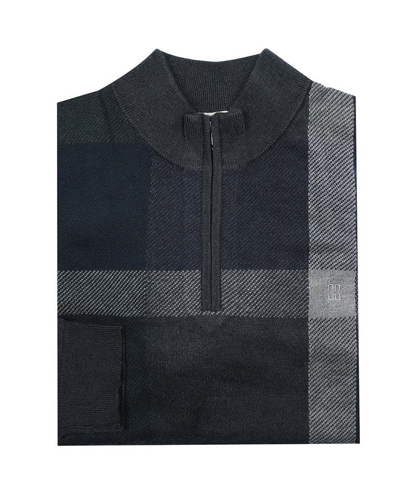 DAKS SHIRTS Wool Blend Cardigan Regular Fit Gray_Dlw3Swzu401G1