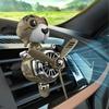 Cartoon Shaking Head Beagle Pilot Car Air Freshener Dog Pilot Car Air Freshener Rotating Propeller Outlet Fragrance
