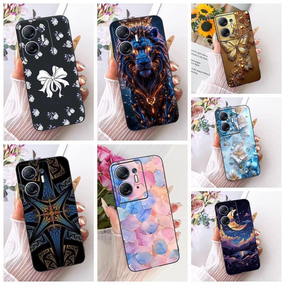 Phone Case For Infinix Hot 30 5G Cover X6832 Cute Cat Fashion Funny Painted Bumper For Infinix Hot30 5G Casing