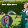 Garden Hose Holder Wall Mount Outdoor Wall Hose Holder For Nozzles Anti Slip Bracket Accessories For Yard Spray Nozzles